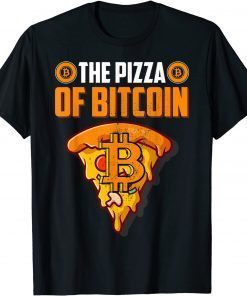 Pizza of Bitcoin Retro BTC Cryptocurrency Blockchain Crypto Official Shirt