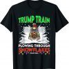 Plow Snowflakes This Xmas Trump Train 2024 Family Matching Unisex Shirt