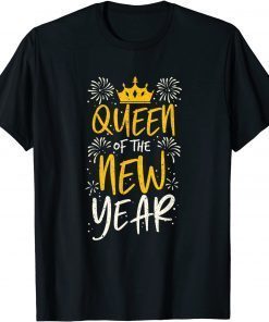 Queen Of New Year Eve Cute Women's Holidays Celebration Unisex T-Shirt