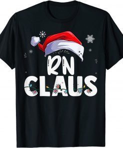 RN Registered Nurse Claus Christmas Matching Costume T-Shirt