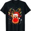 RUDOLPH Red Nose Reindeer Santa Christmas Unisex Shirt
