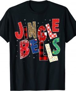 Red Plaid Jingle Bells Christmas Family Pajama Limited Shirt