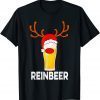 Reinbeer Reindeer Beer Christmas Pajama Unisex Shirt