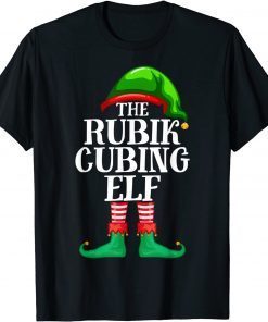 Rubik Cubing Elf Matching Family Christmas Party Pajama Unisex T-Shirt