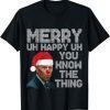 Santa Biden Clown Happy Merry Ugly Christmas Sweater T-Shirt