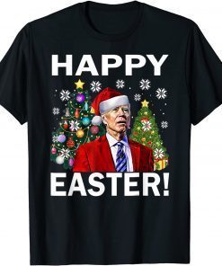 Santa Biden Happy Easter Christmas Gift Shirt