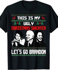 Santa Biden Let's Go Branson Brandon Ugly Christmas Sweater Gift Shirt