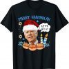 Santa Biden Merry Hanukkah Let's Get Lit Christmas Official Shirt
