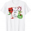 Santa Christmas He Sees You When You Drinking Classic Shirt