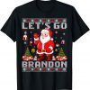 Santa Claus Let's Go Brandon Anti Biden T-Shirt