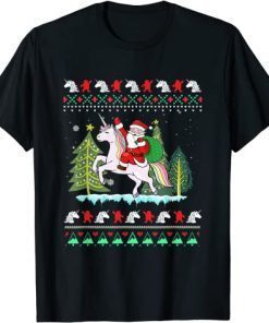 Dabbing Santa Claus Ugly Christmas Gift Shirt