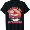 Santa Claus Xmas Family Pajamas Snitches Get Stitches Unisex Shirt