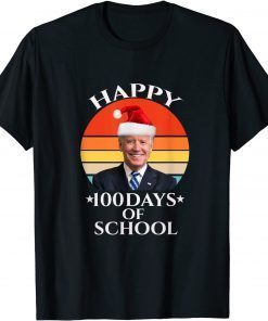 Santa Joe Biden 100 Days Of School Classic Shirt