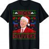 Santa Joe Biden Biden Delivers Ugly Christmas Sweater Classic Shirt