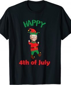 Santa Joe Biden Happy 4th of July Christmas Biden Santa Classic Shirt