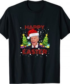 Santa Joe Biden Happy Easter Christmas Gift Shirt