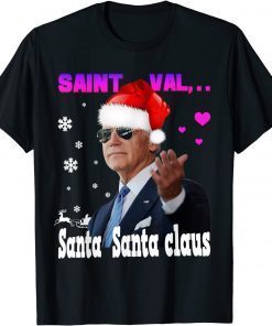 Santa Joe Biden Happy valentine's day Ugly Christmas Sweater Classic Shirt