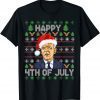 Santa Joe Biden Happys 4th Of Julys Christmas Sweater Unisex Shirt