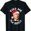 Santa Joe Biden Kiss-Me I'm Irish Mr President Classic Shirt