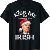 Santa Joe Biden Kiss-Me I'm Pretending To Be Irish T-Shirt