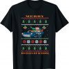 Santa Joe Biden Merry 100 Days Of School Ugly Happy Christmas Unisex Shirt