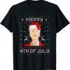 Santa Joe Biden Merry 4th Of July Ugly Christmas Xmas Gift Shirt