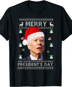 Santa Joe Biden Merry Presidents Day Sweater Classic Shirt