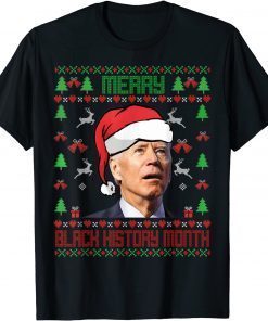 Santa Joe Biden Merry black history Ugly Christmas Sweater Unisex Shirt