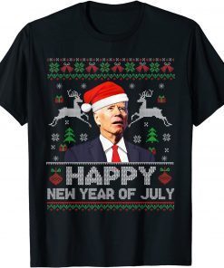 Santa Joe Biden New Year Of July Ugly Christmas Sweater Unisex Shirt