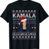 Santa Kamala Ugly Christmas Sweater KamalaLaLaLa Unisex T-Shirt