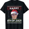 Santa Trump Happy 4th of July Ugly X-mas Classic Shirt