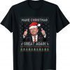 Santa Trump Make Christmas Great Again Ugly Xmas Sweater Gift T-Shirt