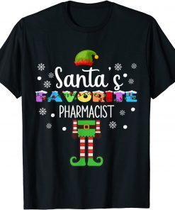 Santa's Fav Elf Pharmacist Christmas Classic Shirt