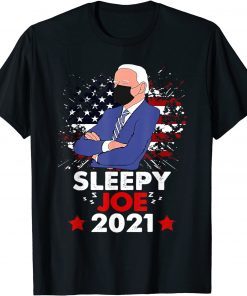 Sleepy Joe 2021 Anti Joe Biden US Flag Classic Shirt