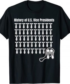 Sneaker & Pearls History of US Vice Presidents Kamala Harris Gift Shirt