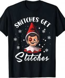 Snitches Get Stitches The Elf Xmas Snitches Get Stitches Classic T-Shirt