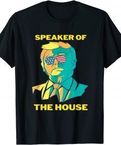 Speaker Of The House 2022 Vintage USA Flag Sunglasses Classic Shirt