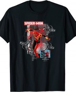 Spider-Man No Way Home Airbrushed Color Pop Poster T-Shirt