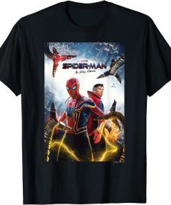 Spider-Man No Way Home Group Shot Face Off Poster T-Shirt