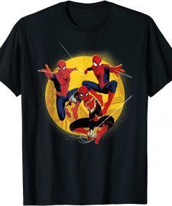 Spider-Man: No Way Home Spider-Men In Action Classic T-Shirt