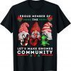 Stylish Gnome Buffalo Let's Make gnomes 2022 Unisex Shirt