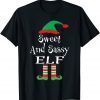 Sweet and Sassy Elf Xmas Family Matching Classic Shirt