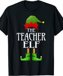 Teacher Elf Xmas Family Matching Group Christmas Classic Shirt