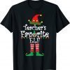 Teacher's Favorite Elf Christmas 2022 Unisex Shirt