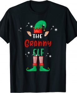 The Granny Elf Matching Family Group Christmas Xmas Unisex Shirt