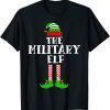 The Military Elf Christmas Matching Family Xmas Costumes Gift Shirt