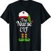 The Nurse Elf Matching Family Christmas Pajama 2022 Shirt