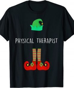 The Physical Therapist Elf Christmas Party Matching Family T-Shirt