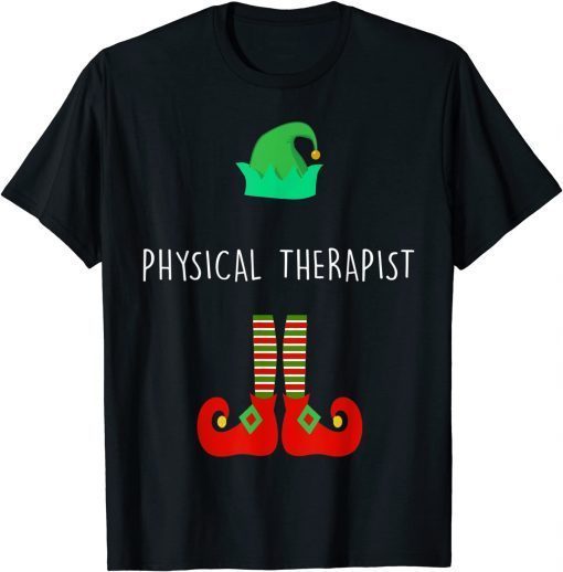 The Physical Therapist Elf Christmas Party Matching Family T-Shirt