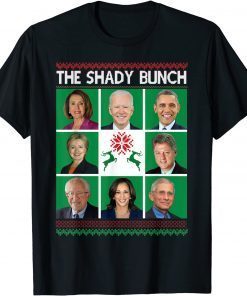 The Shady Bunch Pelosi Biden Obama Kamala Ugly Christmas Unisex Shirt